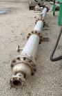 Used- Scrubber Column, Stainless Steel, Vertical. (3) Bolt together sections approximate 10