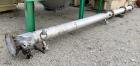 Used- Scrubber Column, Stainless Steel, Vertical. (3) Bolt together sections approximate 10