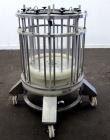 Used Amicon Biochromatography Process Column, Model P-630X500. Approximate adjustable capacity 16-56 liters(4.2-14.7 gallons). Acrylic tube approximate 630mm(24.8”) x 500mm(19.6”) deep, rated 3.1 bar...