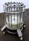 Used Amicon Biochromatography Process Column, Model P-630X500. Approximate adjustable capacity 16-56 liters(4.2-14.7 gallons). Acrylic tube approximate 630mm(24.8”) x 500mm(19.6”) deep, rated 3.1 bar...