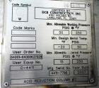 Used DCR Construction Acid Reduction Column – 304 Stainless Steel, 49’ Height, 50 PSI