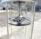 Used GE Healthcare Life Sciences Glass Chromatography Column, Model BPG 200/500, Code# 18-1103-11. (1) Vertical glass column 200mm (7.87) diameter x 500mm (19.6) tall, rated 6 bar (87 psi) at 4-40 de...