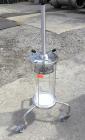 Used GE Healthcare Life Sciences Glass Chromatography Column, Model BPG 200/500, Code# 18-1103-11. (1) Vertical glass column 200mm (7.87’’) diameter x 500mm (19.6’’) tall, rated 6 bar (87 psi) at 4-4...