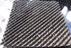 Used Koch-Glitsch Flexipac HC Structured Column Packing, approximate 5100 pounds, 29-4 heat resistant stainless steel. Restrict to low stress applications. Resists oxidation and high sulfur flue gas.