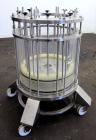 Used Millipore Biochromatography Process Column, Model P-630X500. Approximate adjustable capacity 16-56 liters(4.2-14.7 gallons). Acrylic tube approximate 630mm(24.8”) x 500mm(19.6”) deep, rated 3 ba...