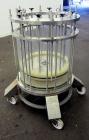 Used Millipore Biochromatography Process Column, Model P-630X500. Approximate adjustable capacity 16-56 liters(4.2-14.7 gallons). Acrylic tube approximate 630mm(24.8”) x 500mm(19.6”) deep, rated 3 ba...