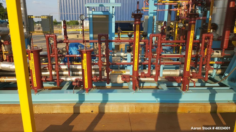 Used- Specialty Process Equipment Corporation Amine Contactor and Regeneration Package (Gas Sweetening). 10 GPM Amine circul...
