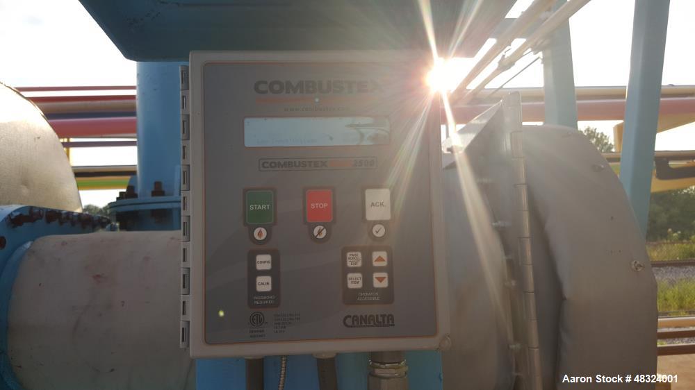 Used Specialty Process Equipment Corporation Amine Contactor and Regeneration Package (Gas Sweetening). 10 GPM Amine circulation rate, 254 degrees F Amine reboiler operating temperature, 1300 PSI. In...