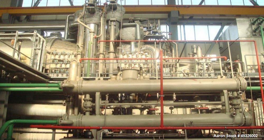 Used Siemens 50 MW Steam Turbine, Model ENK 71/3.2. Design output 18.990 kW. Max. output 49.770 kW. Turbine 3000 rpm. Main steam pressure 100 bar. Induction pressure 5.5 bar. Main steam temp. 500 oC....