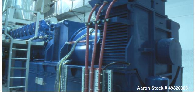Used 22,850 MWe Power Plant. Consists of (5) Deutz (MWM) engines, Model TBG 632 V 16. (1) MWM Engine, Model TCG 2032.
