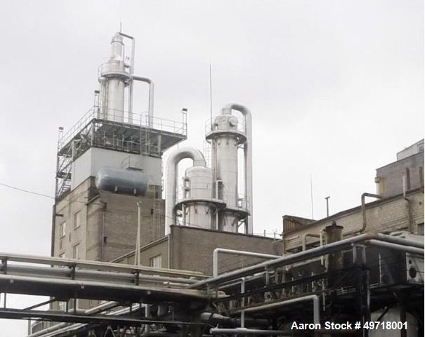 Used Ethanol distillery plant - Ethyl Alcohol-Food grade/Bioethanol (dehydrated ethal alcohol) with a capacity of 39700 gallon (150000 liter) per day consisting of: Fermentation 2200 m3 incl. rectify...