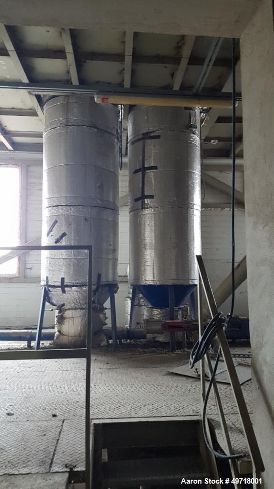 Used Ethanol distillery plant - Ethyl Alcohol-Food grade/Bioethanol (dehydrated ethal alcohol) with a capacity of 39700 gallon (150000 liter) per day consisting of: Fermentation 2200 m3 incl. rectify...