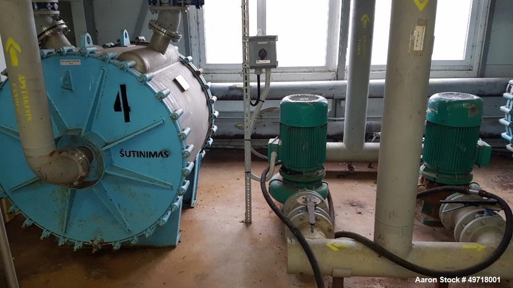 Used Ethanol distillery plant - Ethyl Alcohol-Food grade/Bioethanol (dehydrated ethal alcohol) with a capacity of 39700 gallon (150000 liter) per day consisting of: Fermentation 2200 m3 incl. rectify...