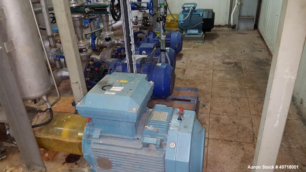 Used Ethanol distillery plant - Ethyl Alcohol-Food grade/Bioethanol (dehydrated ethal alcohol) with a capacity of 39700 gallon (150000 liter) per day consisting of: Fermentation 2200 m3 incl. rectify...