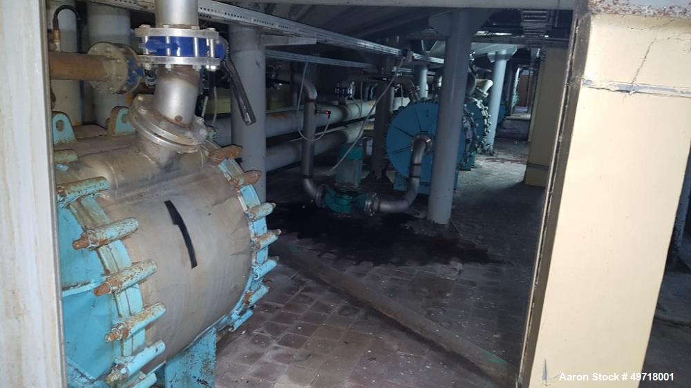 Used Ethanol distillery plant - Ethyl Alcohol-Food grade/Bioethanol (dehydrated ethal alcohol) with a capacity of 39700 gallon (150000 liter) per day consisting of: Fermentation 2200 m3 incl. rectify...