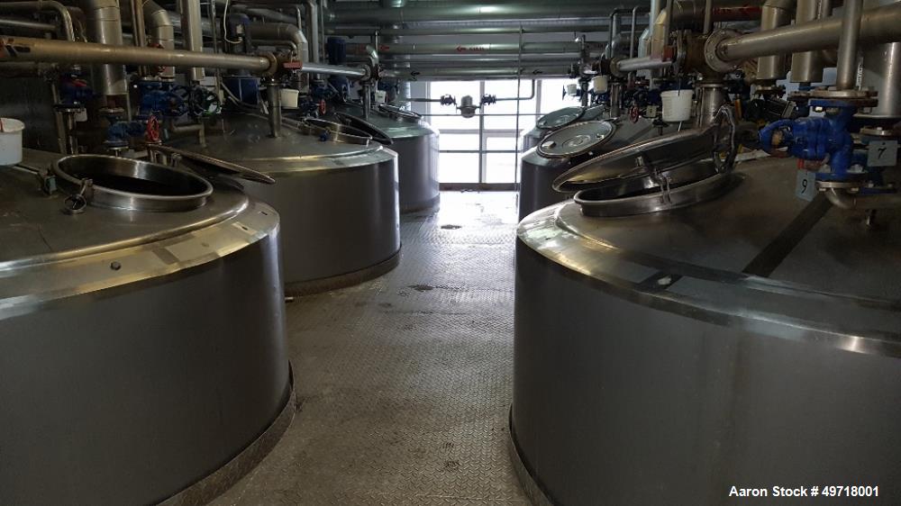 Used Ethanol distillery plant - Ethyl Alcohol-Food grade/Bioethanol (dehydrated ethal alcohol) with a capacity of 39700 gallon (150000 liter) per day consisting of: Fermentation 2200 m3 incl. rectify...