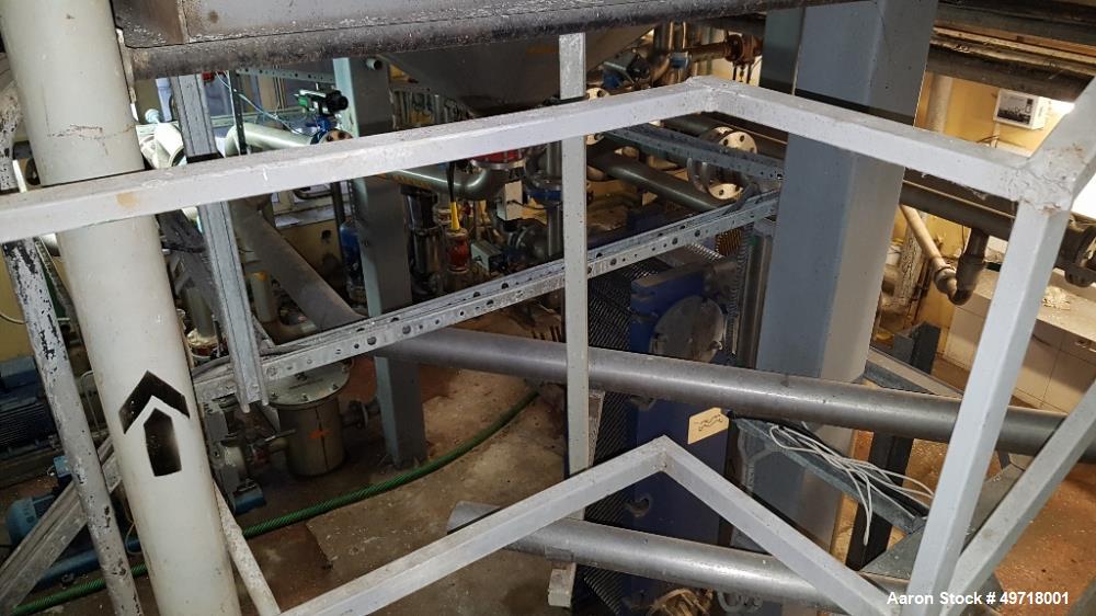 Used Ethanol distillery plant - Ethyl Alcohol-Food grade/Bioethanol (dehydrated ethal alcohol) with a capacity of 39700 gallon (150000 liter) per day consisting of: Fermentation 2200 m3 incl. rectify...