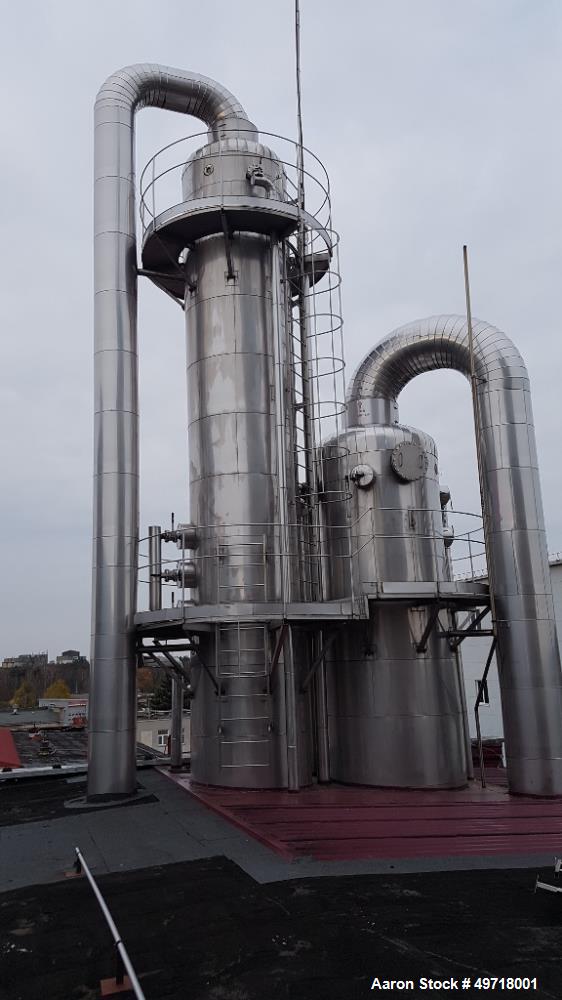 Used Ethanol distillery plant - Ethyl Alcohol-Food grade/Bioethanol (dehydrated ethal alcohol) with a capacity of 39700 gallon (150000 liter) per day consisting of: Fermentation 2200 m3 incl. rectify...
