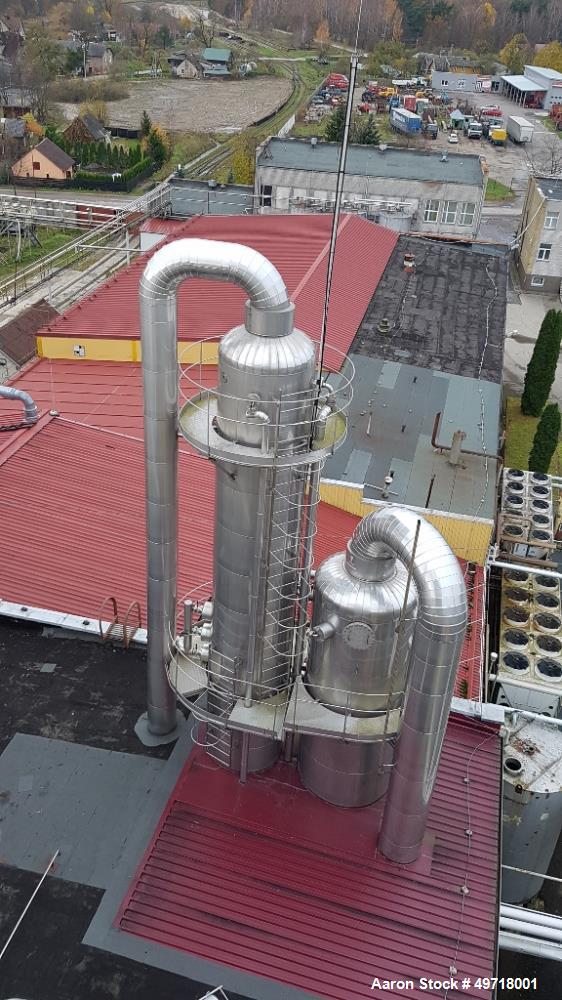 Used Ethanol distillery plant - Ethyl Alcohol-Food grade/Bioethanol (dehydrated ethal alcohol) with a capacity of 39700 gallon (150000 liter) per day consisting of: Fermentation 2200 m3 incl. rectify...