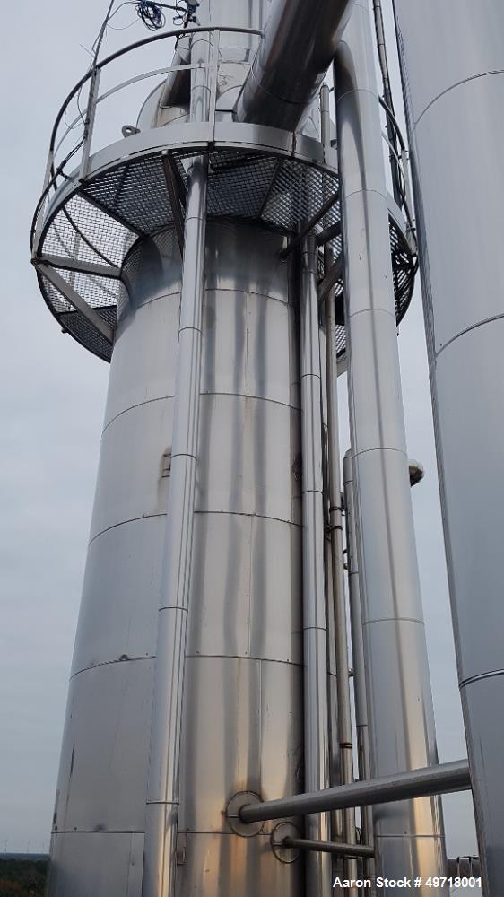Used Ethanol distillery plant - Ethyl Alcohol-Food grade/Bioethanol (dehydrated ethal alcohol) with a capacity of 39700 gallon (150000 liter) per day consisting of: Fermentation 2200 m3 incl. rectify...