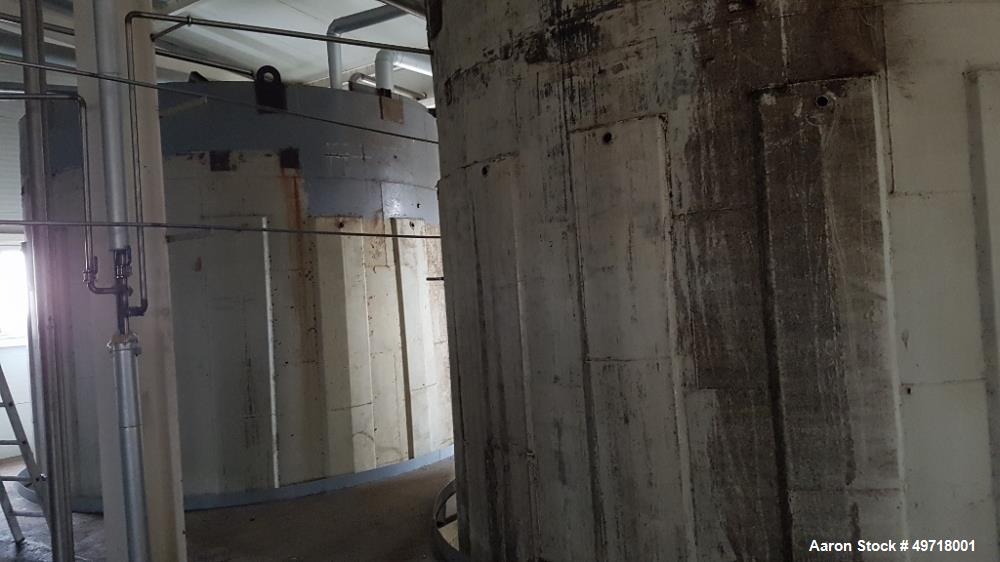 Used Ethanol distillery plant - Ethyl Alcohol-Food grade/Bioethanol (dehydrated ethal alcohol) with a capacity of 39700 gallon (150000 liter) per day consisting of: Fermentation 2200 m3 incl. rectify...
