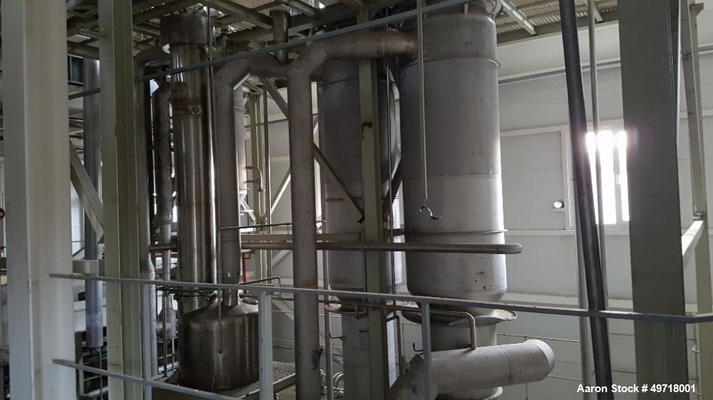 Used Ethanol distillery plant - Ethyl Alcohol-Food grade/Bioethanol (dehydrated ethal alcohol) with a capacity of 39700 gallon (150000 liter) per day consisting of: Fermentation 2200 m3 incl. rectify...