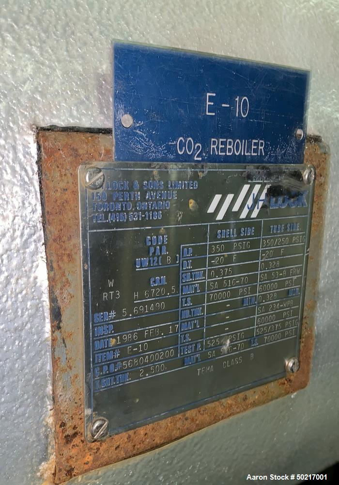 Used Complete CO2 Plant, Closed Loop Ammonia System.