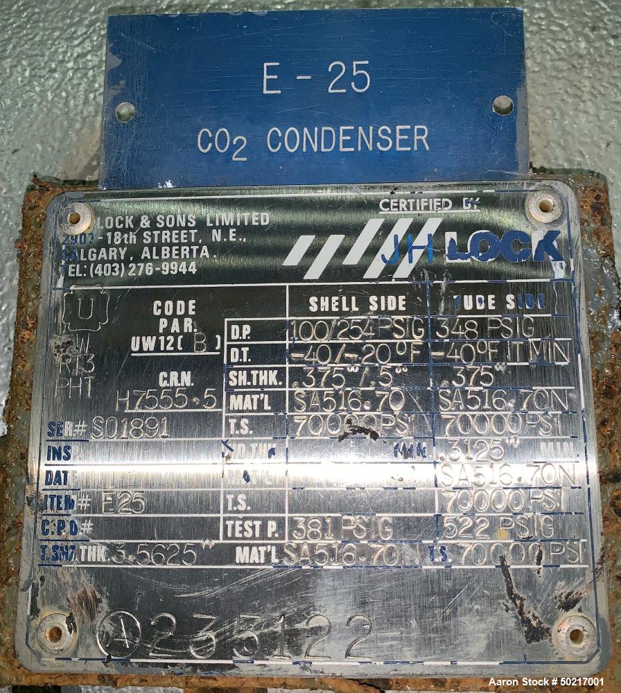 Used Complete CO2 Plant, Closed Loop Ammonia System.