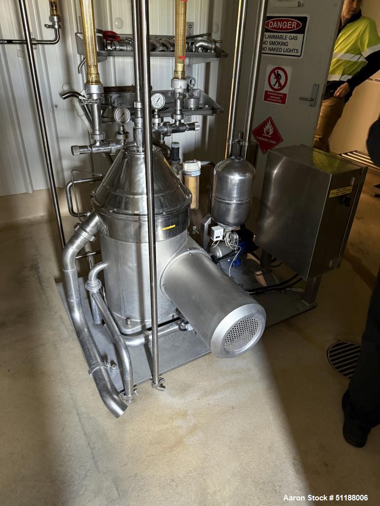 Used Complete Lipids Production Plant – Evaporator, Alfa Laval Disc Centrifuge, Centritherm & Tanks