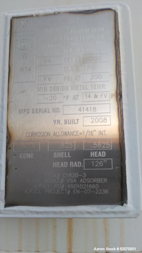 Used Air Products Dual Modular VSA (Vacuum Swing Absorption) Oxygen Plant