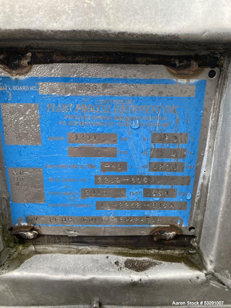 LIQUIDATION - Refrigerated Joule Thomson Effect (J-T) Natural Gas Liquids Extrac