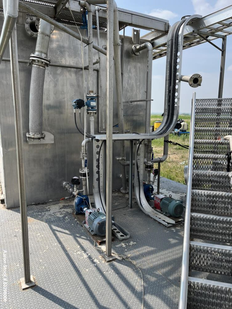 Used Wastewater Treatment Plant – 290 m³/day MBR System with Ceramic Membrane & Bolted Steel Tank