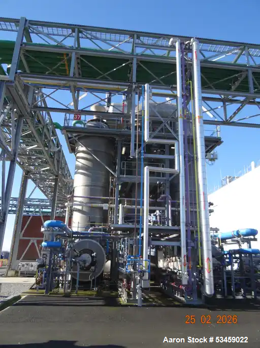 Used Dürr Ecopure Direct Fired Thermal Oxidizer Plant – 1.5 MW PFAS & Fluorinated Gas Treatment System with HF Recovery (2019–2021)