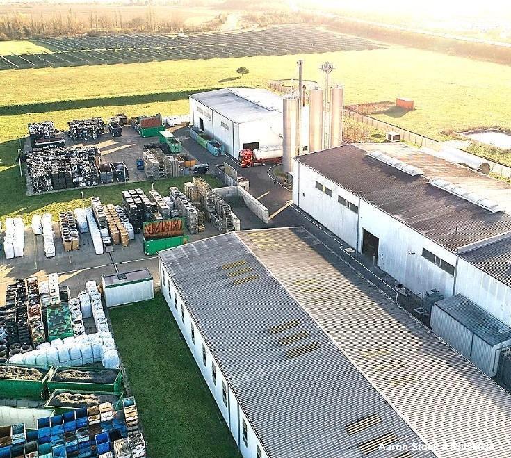 Complete Plastics Recycling & Compounding Manufacturing Plant Featuring Multiple Twin Screw Extrusion Lines, Recycling Systems, Silos, Laboratories & Industrial Real Estate