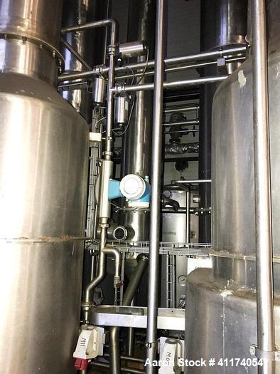 Used ANHYDRO Falling Film Vacuum Evaporator – 6,500 kg/h | MVR x2 | 5 Calendria | CIP
