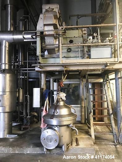Used ANHYDRO Falling Film Vacuum Evaporator – 6,500 kg/h | MVR x2 | 5 Calendria | CIP