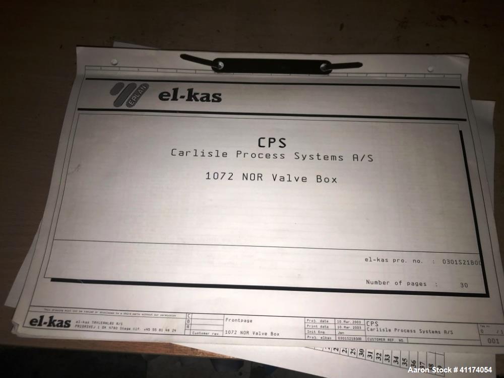Used ANHYDRO Falling Film Vacuum Evaporator – 6,500 kg/h | MVR x2 | 5 Calendria | CIP