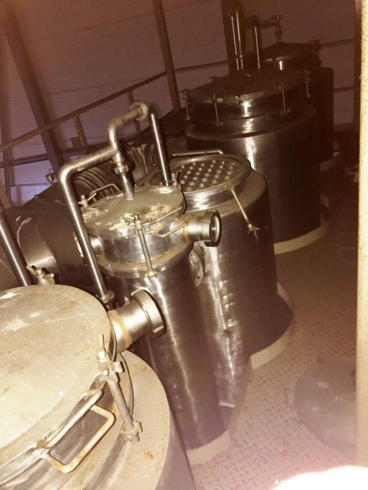 Used ANHYDRO Falling Film Vacuum Evaporator – 6,500 kg/h | MVR x2 | 5 Calendria | CIP