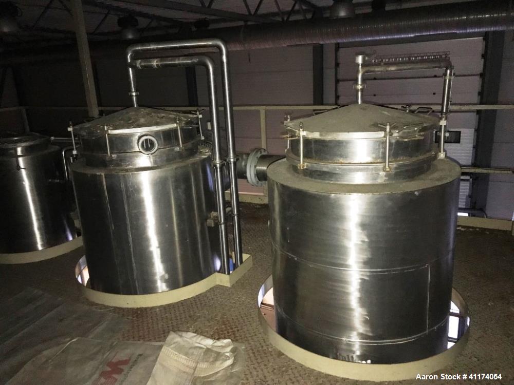 Used ANHYDRO Falling Film Vacuum Evaporator – 6,500 kg/h | MVR x2 | 5 Calendria | CIP
