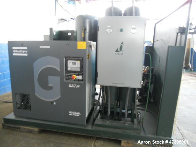 Used OGSI Oxygen Filling Plant, Model CFP-175. Capacity 10 cylinders per day. 93% oxygen concentration, 300 ppm carbon dioxide limit. 10 ppm carbon monoxide limit. -60 degrees F oxygen dewpoint. Oxyg...