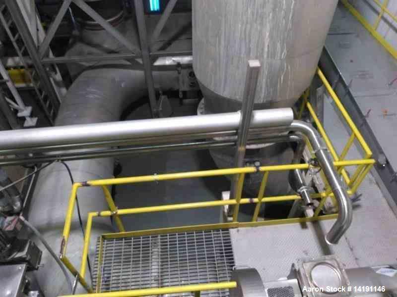 Used Crown Iron Works Model 48 Milling Ring Flash Drying System | Food Grade Industrial Flash Dryer