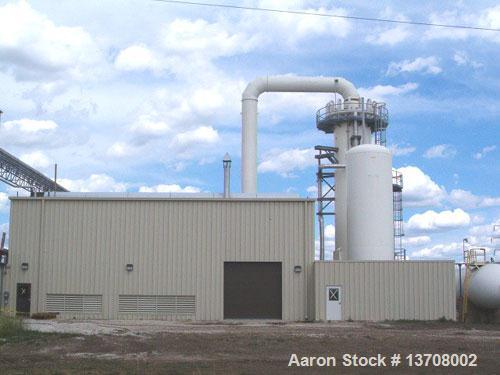 Used Hydrochem 1.4 MMSCFD Modular Hydrogen Gas Generating Plant. Product purity 99.999% product pressure 205 psig, natural gas feed 250 psig, export steam is available. Thirteen (13) catalyst tubes, ...