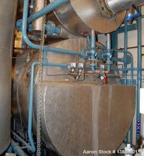 Used-ASEA/Stal Heating Pump Plant with 2 stage turbo compressors, 19 mw. Mfg 1984. Refrigerant 134. Electric motors: 2 pcs s...