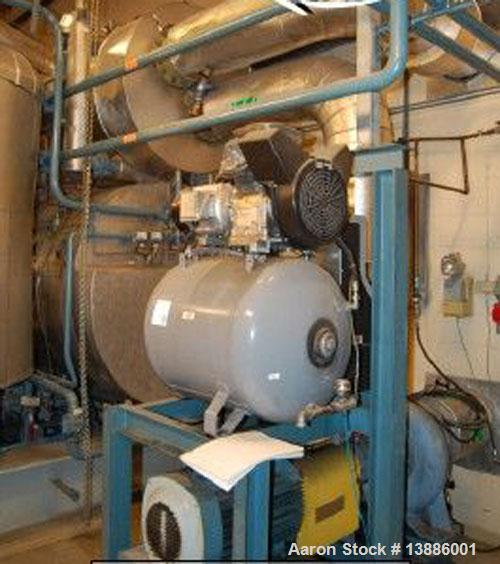 Used-ASEA/Stal Heating Pump Plant with 2 stage turbo compressors, 19 mw. Mfg 1984. Refrigerant 134. Electric motors: 2 pcs s...