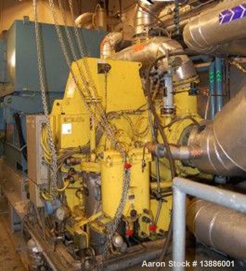 Used-ASEA/Stal Heating Pump Plant with 2 stage turbo compressors, 19 mw. Mfg 1984. Refrigerant 134. Electric motors: 2 pcs s...