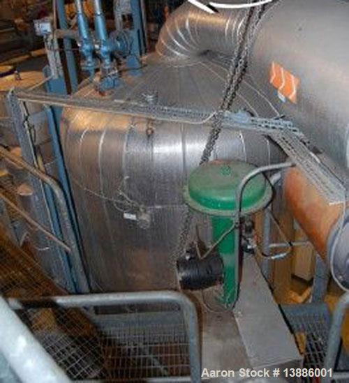 Used-ASEA/Stal Heating Pump Plant with 2 stage turbo compressors, 19 mw. Mfg 1984. Refrigerant 134. Electric motors: 2 pcs s...