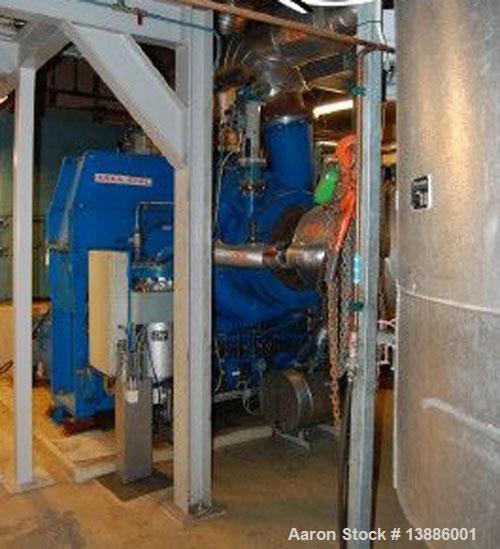 Used ASEA/Stal Heating Pump Plant with 2 stage turbo compressors, 19 mw. Mfg 1984. Refrigerant 134. Electric motors: 2 pcs slip rings 3 phase engines, 10 kV, 4.3 mw and 1.6 mw. Tube condensers: heat ...