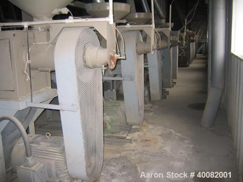 Unused-Used: Complete Rice Mill. Plant capacity is 300 hundredweights/ hour.  Installed in 1996.    Includes the following e...