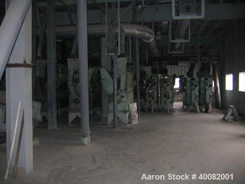 Unused-Used: Complete Rice Mill. Plant capacity is 300 hundredweights/ hour.  Installed in 1996.    Includes the following e...