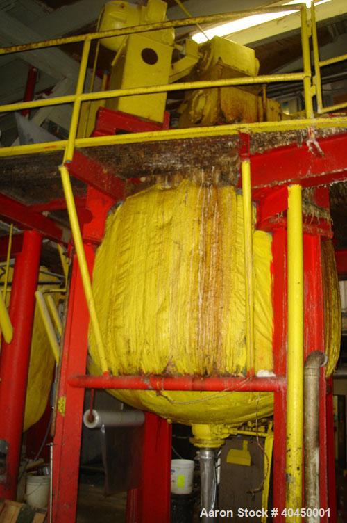 Used Adhesives Plant / Complete Plant:  Rated 4,000 gallon product per day capacity. Plant includes (6) 500 gallon stainless steel mixing tanks, various holding tanks totaling 38,000 gallons, associa...